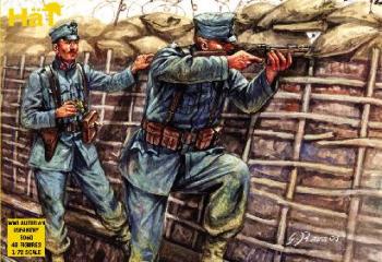 WWI Austrian Infantry 1914--48 figures #2055