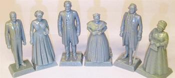 Presidents & Their Wives (6 pcs)--RETIRED. Color varies--LAST THREE!! Presidents & Their Wives (6 pcs)--RETIRED. Color varies--LAST THREE!! #18629