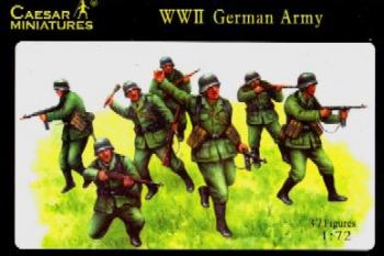 Image of WWII German Army--37 figures in 12 poses--AWAITING RESTOCK.