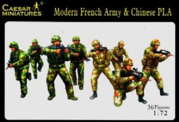 Image of Modern French Army & Chinese PLA--37 figures in 13 poses -- AWAITING RESTOCK!