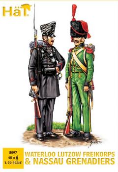 Lutzow Freikorps and Nassau Grenadiers--48 figures -- AWAITING RESTOCK. #2077