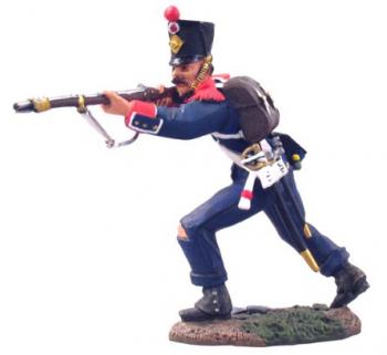 Image of French Light Infantry Voltigeur Standing Firing #1--single figure--RETIRED--LAST ONE!!