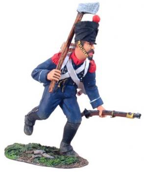 French Light Infantry Voltigeur Charging with Axe #1--single figure--RETIRED--LAST THREE!! French Light Infantry Voltigeur Charging with Axe #1--single figure--RETIRED--LAST THREE!! #19177