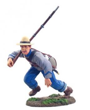 Confederate Infantry Charging #3--single figure -- LAST ONE! #19191