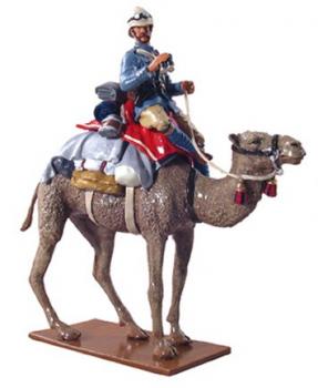 Image of Officer, Grenadier Guards Camel Regiment, 1884-1885--single mounted figure--RETIRED--LAST ONE!!