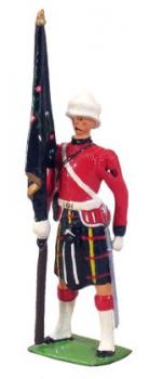 Image of Cameron Highlander Ensign with Regimental Colour--1 Piece Set--RETIRED--LAST ONE!!