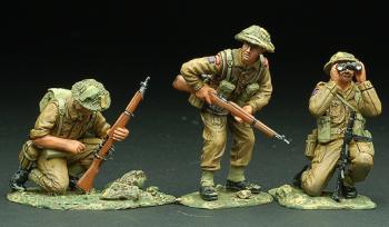 Highlanders Ready--three Infantryman in Support--RETIRED--LAST ONE!! #19250