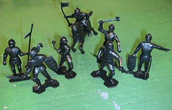 Medieval Knights (21 pcs - black) Medieval Knights (21 pcs - black) #19374