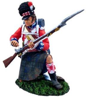 British 42nd (Black Watch) Highlander Kneeling Priming Pan #1--1 figure--RETIRED--LAST ONE!! #19394