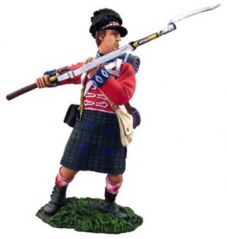 Image of British 42nd (Black Watch) Highlander Attacking with Bayonet #1--1 figure--RETIRED--LAST ONE!!