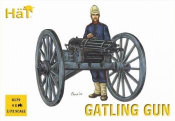Colonial Wars Gatling Gun--4 guns and 24 figures in 6 poses Colonial Wars Gatling Gun--4 guns and 24 figures in 6 poses #19464