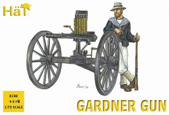 Colonial Wars Gardner Gun - 4 guns and 24 figures in 6 poses Colonial Wars Gardner Gun - 4 guns and 24 figures in 6 poses #19465