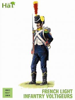 Napoleonic French Light Infantry Voltigeurs--thirty-two 28mm plastic figures Napoleonic French Light Infantry Voltigeurs--thirty-two 28mm plastic figures #19475