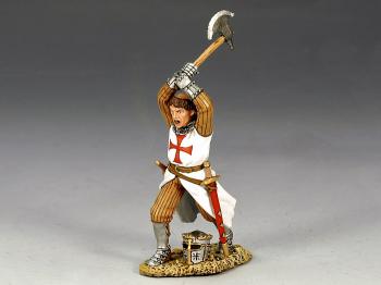 Image of Fighting Priest with Axe--single figure--RETIRED. ONE AVAILABLE!  #19533