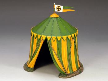Image of Crusader Tent #3 (green and yellow stripes)--RETIRED. ONE AVAILABLE!  #19540