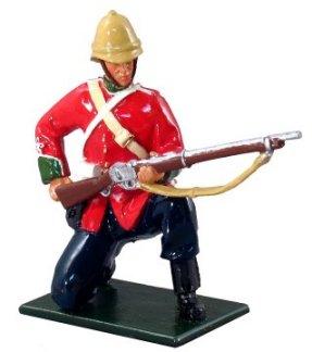 Image of British 24th Foot Kneeling Loading--single figure--RETIRED--LAST THREE!!