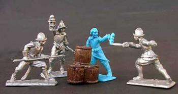 The Capture of Guy Fawkes--four figures and barrels -- AWAITING RESTOCK! #2150