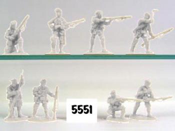 F&IW Goreham's Rangers Louisburg 1758 (White) 16 in 8 Poses F&IW Goreham's Rangers Louisburg 1758 (White) 16 in 8 Poses #19907