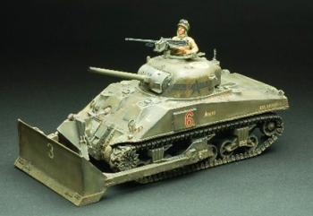 Image of US Sherman M-4 w/ Dozer Blade - ONE AVAILABLE!  #19937