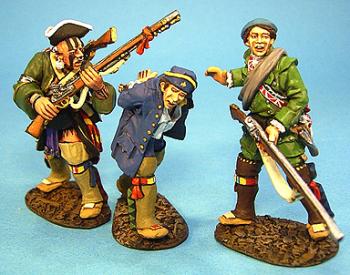Image of The Prisoner, Roger's Rangers, the Raid on St. Francis--three figures--RETIRED--LAST ONE!!