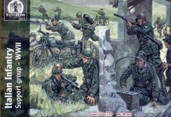 WWII Italian Infantry Support Group--26 figures in 13 poses--ONE IN STOCK. WWII Italian Infantry Support Group--26 figures in 13 poses--ONE IN STOCK. #20334