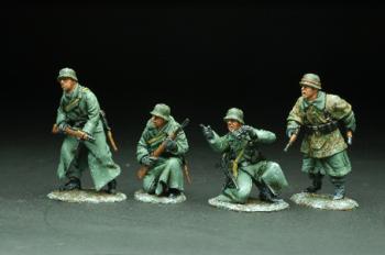 Image of German Scouting Party--four figures--RETIRED--LAST ONE!!