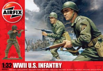 Image of U.S. Infantry figures - 14 Unpainted Figures