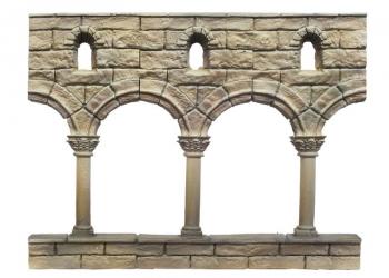 Image of Templar Cloister, The Templars--painted Polystone scenic piece--RETIRED--LAST ONE!!