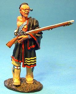 Image of Woodland Indian Walking, Raid on St. Francis--single figure--RETIRED--LAST ONE!!