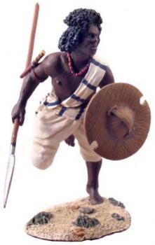 Image of Hadendoa (Fuzzy-Wuzzy) Charging with Spear #2--single figure--RETIRED--LAST ONE!!