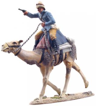 Image of British Camel Corps Officer Mounted Advancing #1--2 piece set--RETIRED--LAST ONE!!