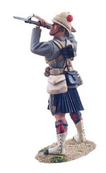 Image of British 42nd Highlander Lunging with Rifle #1--single figure--RETIRED--LAST ONE!! Image of British 42nd Highlander Lunging with Rifle #1--single figure--RETIRED--LAST ONE!!