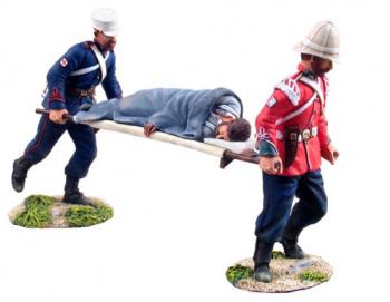 Image of British 24th Foot Stretcher Bearer Set--4 piece set--RETIRED--LAST ONE!!