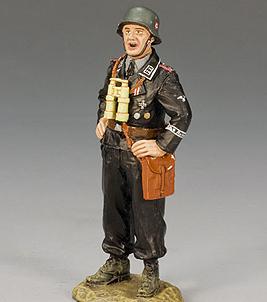 Image of Standing Panzer Tank Officer--single figure--RETIRED.
