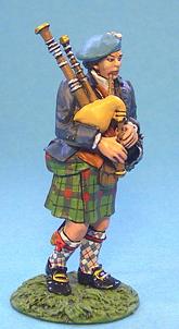 Image of Highlander Piper--single figure--RETIRED--LAST ONE!!