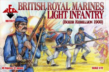Image of British Royal Marines Light Infantry, Boxer Rebellion 1900--48 figures in 12 poses -- THREE IN STOCK!