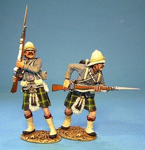 Image of Gordon Highlanders Two Figures Defending--RETIRED--LAST ONE!!