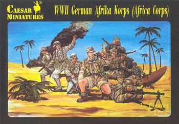 Image of WWII German Afrika Korps (Africa Corps)--35 figures in 12 poses--1:72 scale--AWAITING RESTOCK.