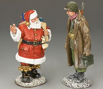 Image of Anything for Me, Santa?--two figures--RETIRED.