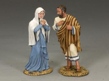 Image of Jesus' Parents--Mary and Joseph figures--two figures--RETIRED
