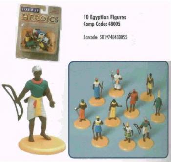 Image of Egyptian Foot Soldiers--ten figures in ten poses--RETIRED--LAST THREE!!