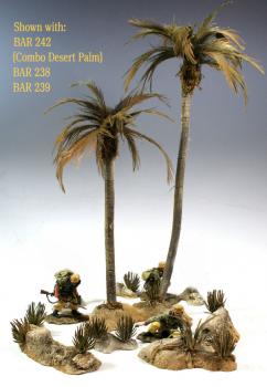 Image of Desert Palm Combo (Large) (1 small + 1 large + 1 base) 11 in. Tall--RETIRED--LAST ONE!!
