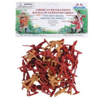 Battle of Lexington Green - 24 figures (British/minutemen) #22498