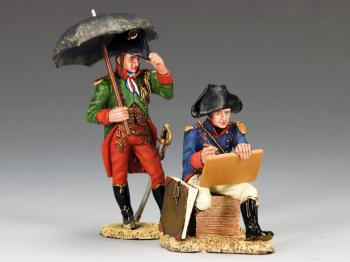 The Artist & The Dragoon--a military artist sits & draws and a Dragoon observes--RETIRED--LAST ONE!! #22504