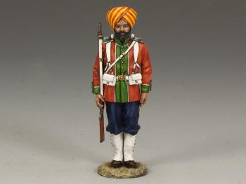 Image of Ludhiana Sikhs Regiment Standing At Attention (Matt)--single figure--RETIRED--LAST TWO!!