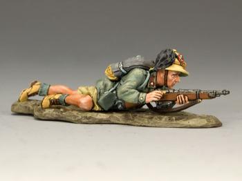 Italian Soldier Lying Prone with Rifle--single figure--RETIRED--LAST TWO!! #0