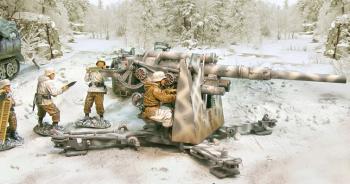 Image of 88mm Anti-Tank Gun (Winter) with 2 crew--RETIRED. LAST ONE!