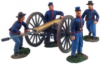 Union Artillery Set No.3--Make Ready--12 Pound Napoleon Gun and Four Man Crew--RETIRED. #22651