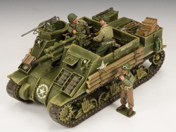 Image of M7 Priest American Crew--two artillery gunners--RETIRED.