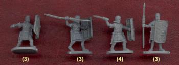 Image of Roman Legionary (Set II)--38 figures in 12 poses--1:72 scale plastic figures--ONE IN STOCK.